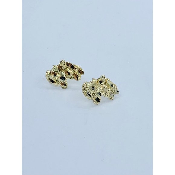 ✨ Real 10k Solid Gold nugget Earrings✨